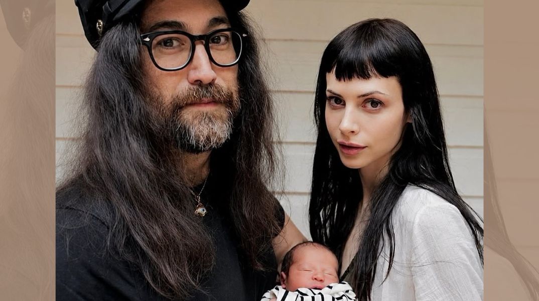 Sean Ono Lennon and his family