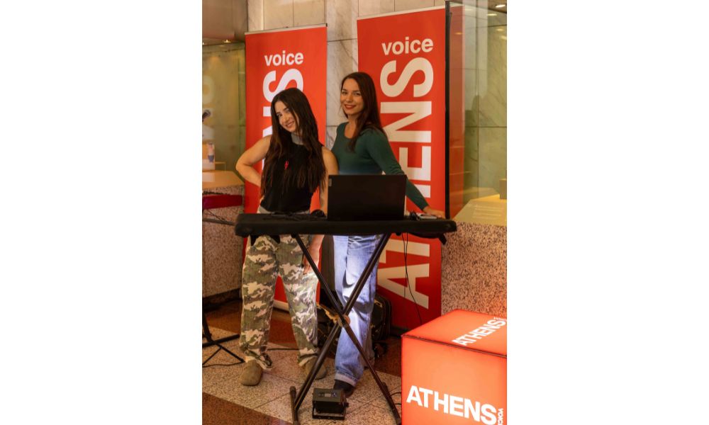 Voice radio live at metro station