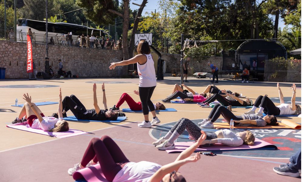 Pilates session at Fokianos