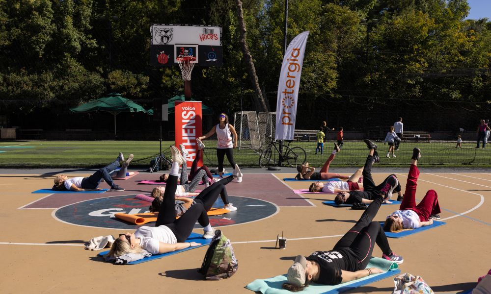 Pilates session