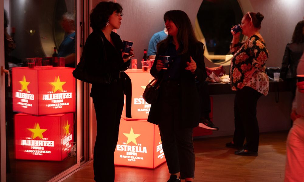 Estrella beer cubes 